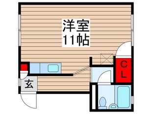 パインハイツの物件間取画像